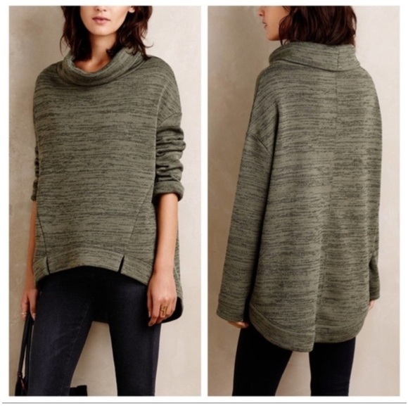 Anthropologie | Saturday Sunday Cowl  Neck Sweatshirt - Picture 1 of 7